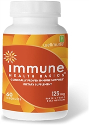 Immune Health Basics  (Wellmune) Beta Glucan (125mg)